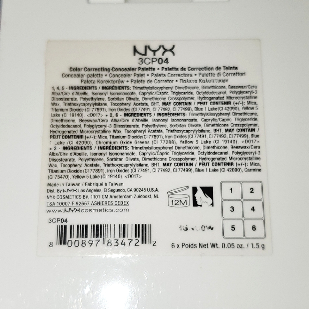 💜NYX Color Correcting Concealer Pallette 💜 - Picture 2 of 2